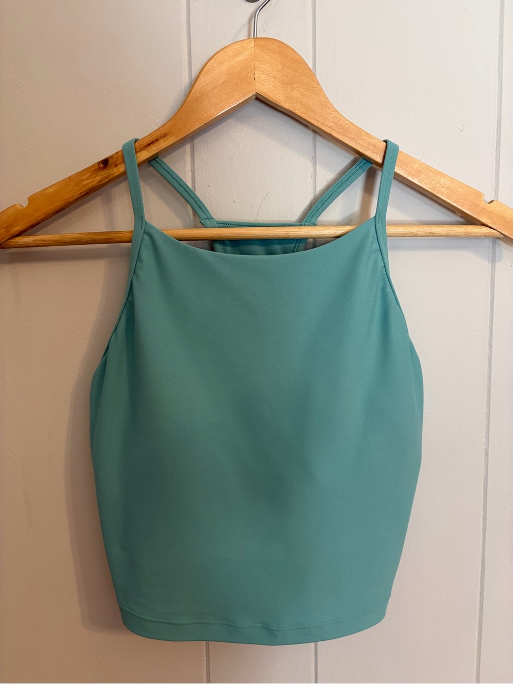 Old Navy Teal Strappy Crop Tank